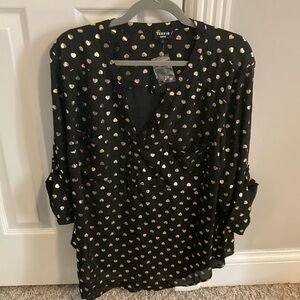 Torrid Women's 3/4 Sleeve Blouse